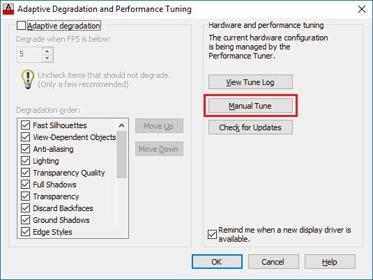 Giảm dung lượng file và trị bệnh giật lag bản vẽ AutoCAD 2 3dconfig autocad