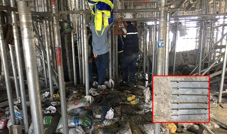 99+ Sự cố cốp pha nhôm: Đứt gãy la 2 đứt ti la cốp pha nhôm