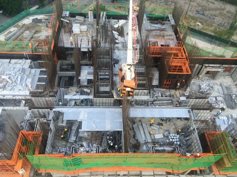 Coffa nhôm ở D'Capitale Trần Duy Hưng có gì hay? 2 hệ cốp pha trượt