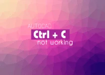 Sửa lỗi AutoCAD không thể copy bằng Ctrl+C