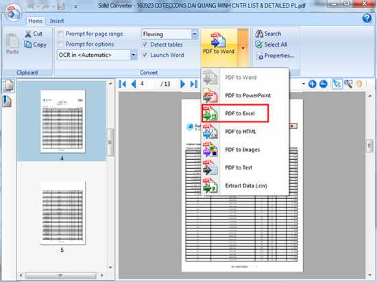 Phần mềm chuyển file PDF sang Excel 3 Phần mềm chuyển file PDF sang Excel 2