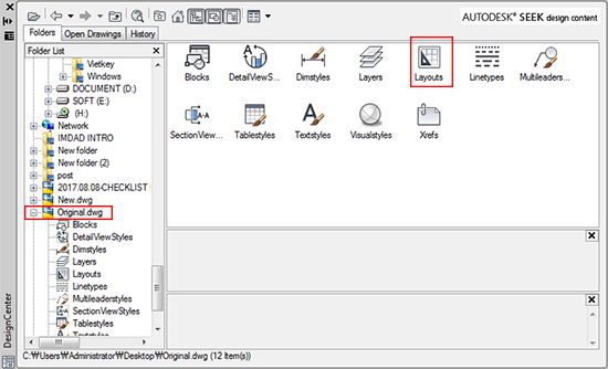 Copy Layout Từ Bản Vẽ Này Sang Bản Vẽ Khác Trong AutoCAD