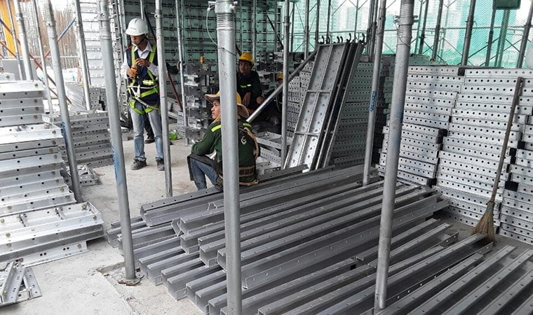 4 Hệ chống coppha nhôm cơ bản tại Việt Nam 8 he-chong-cop-pha-nhom
