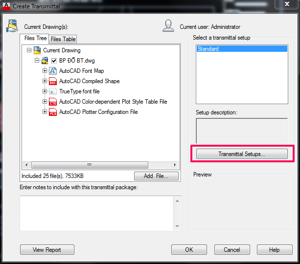 Đóng gói bản vẽ triệt để hiện tượng AutoCAD bị thiếu font chữ 4 Xuất font chữ Autocad