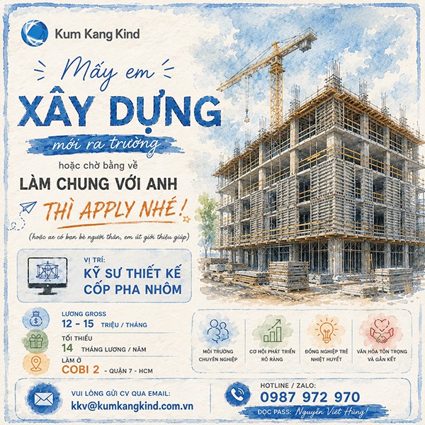 KKV TUYỂN DỤNG